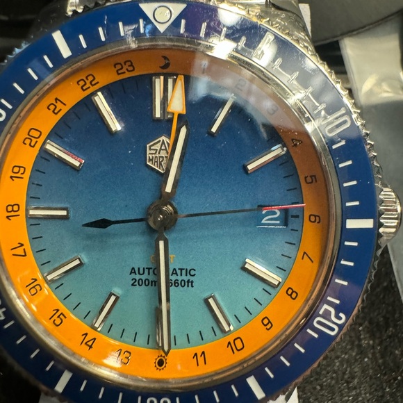 Brand New with protected case never worn San Martin mens dive watch - Picture 6 of 12